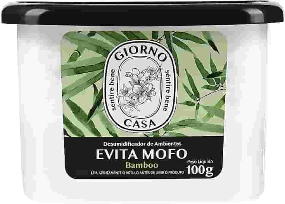 Giorno Casa Evita Mofo Absorventes De Umidade (Desumidificador) Bamboo 100 G Verde