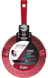 Euro Home - Frigideira 24 cm de Alumínio com Antiaderente ColorStone Titânio - ALU8303-TI