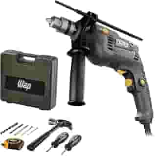 WAP Parafusadeira e Furadeira de Impacto 3/8' WF-700K10, com 11 Acessórios e Maleta, Controle de Velocidade, 700W 127V