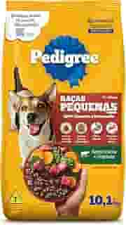 Ração Pedigree Carne e Vegetais Cães Adultos Raças Pequenas e Minis 10.1 kg
