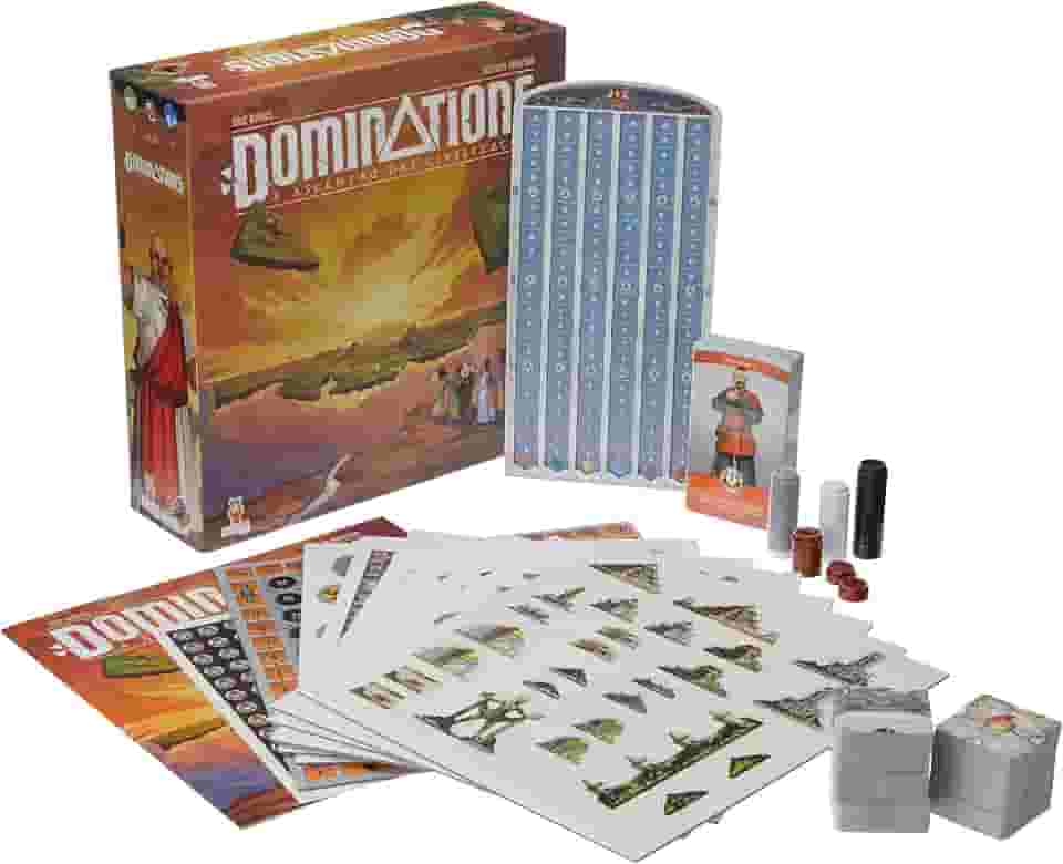 Galápagos, Dominations: A Ascensão das Civilizações, Jogo de Tabuleiro Competitivo, 2-4 jogadores, +120min