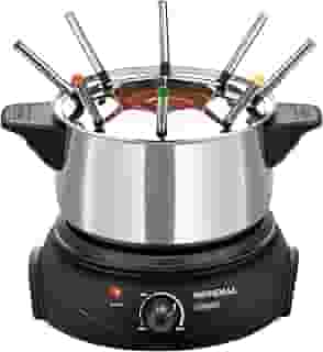 Panela Elétrica de Fondue, Mondial, Preto/Prata, 1200W, 110V - FD-02