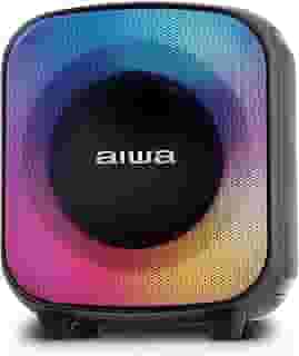 Caixa de Som PartyBox AIWA PB-07 Bluetooth 8H RGB USB TWS Preto