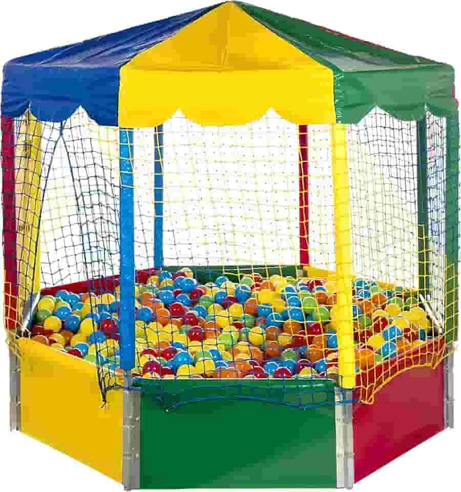 Piscina de Bolinhas Oitavada 2,00m Com 1000 Bolinhas Multicoloridas Premium