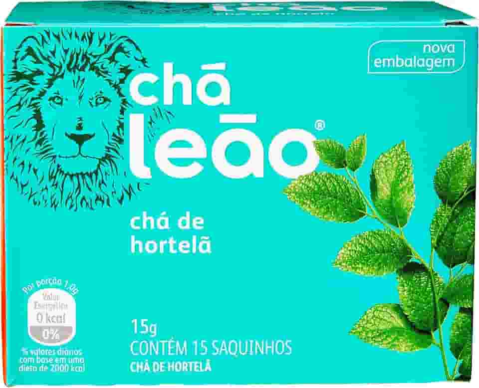 Leão Chá De Hortelã Fuze Com 15 Saquinhos