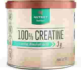 Nutrify - 100% Creatine 3g de Creatina por Dose - Suplemento Alimentar para Suporte Energético - Sem Glúten, Sem Lactose, Sem Açúcar, Vegana - Lata 300g