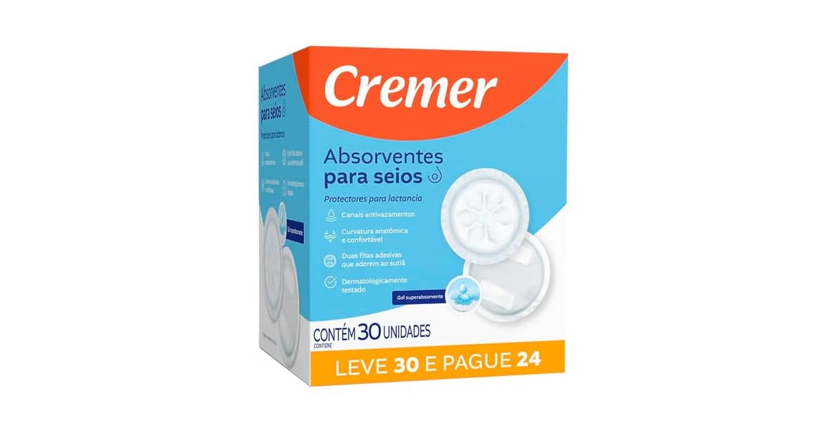 Melhor Absorvente para Seio: 10 Modelos com Alta Absorção