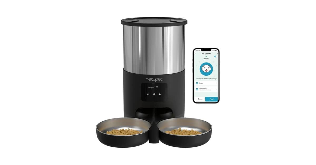 Melhor Alimentador Automático Gatos: Controle Total Pelo App!