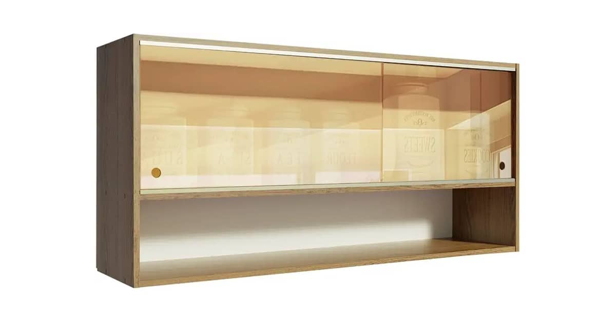 Melhor Armário Aéreo de Cozinha com Porta de Vidro: 10 Opções
