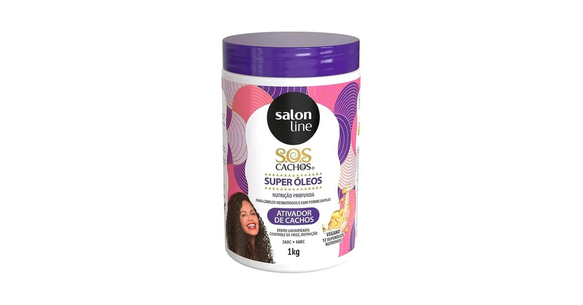 Melhor Ativador de Cachos Salon Line: Nutrição e Definição