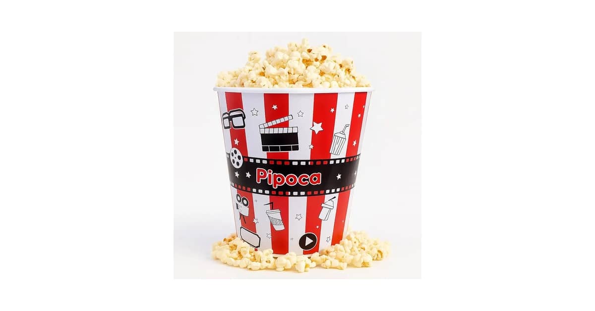 Melhor Balde de Pipoca: 10 Modelos para Cinema em Casa