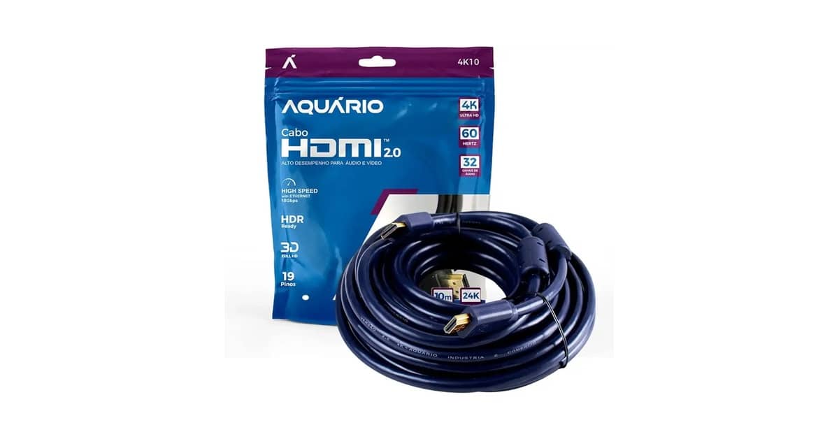 Melhor Cabo Hdmi 10 Metros: Guia Completo 4K
