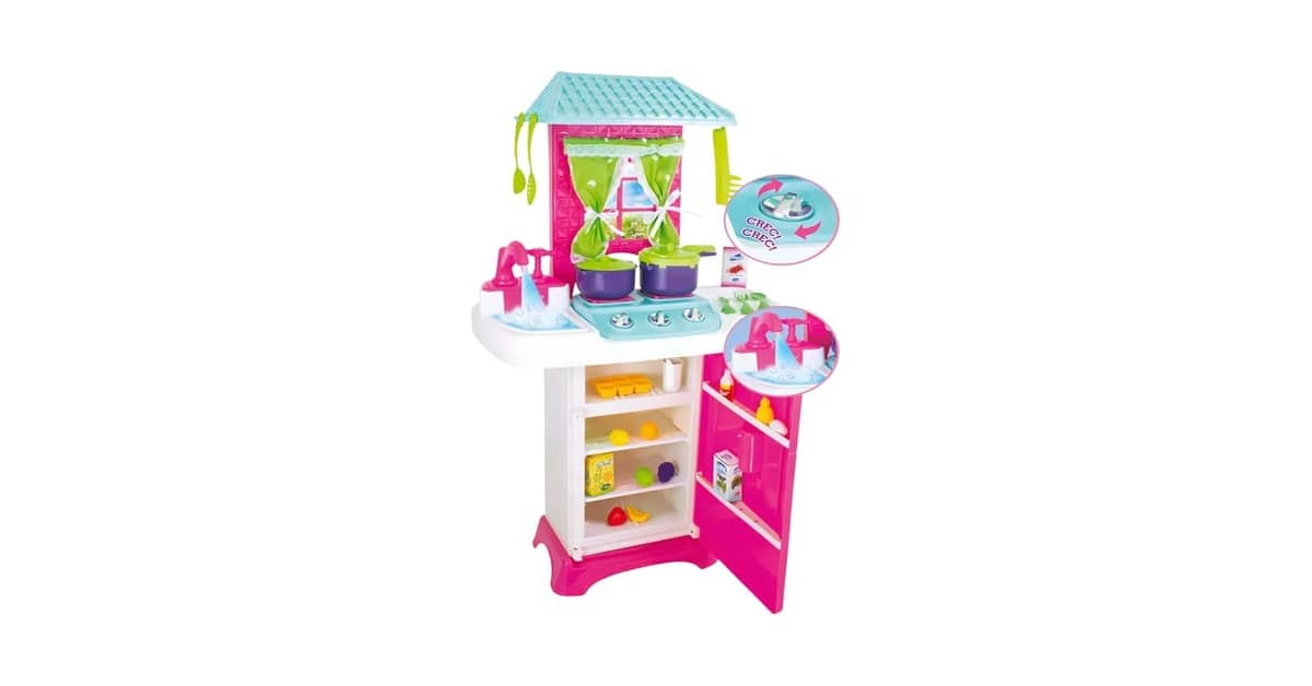 Melhor Cozinha Infantil: Diversão Garantida com Água e Som