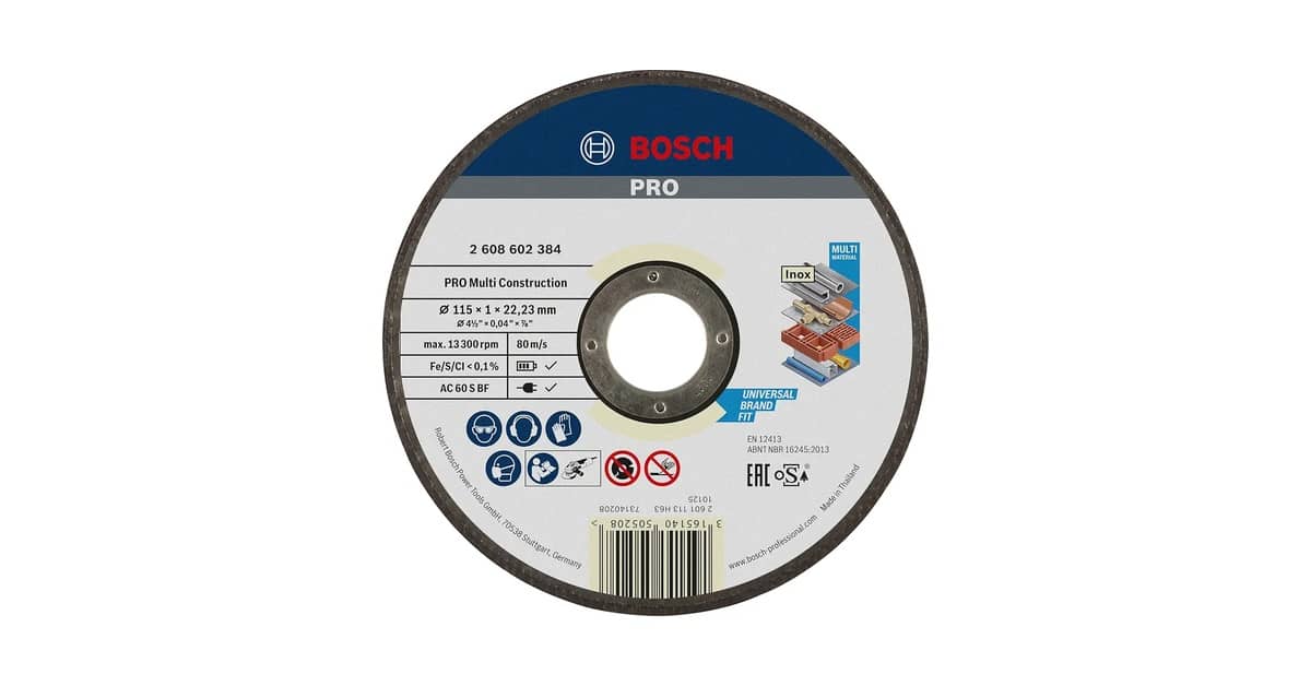 Melhor Disco de Corte para Esmerilhadeira: Potência e Durabilidade