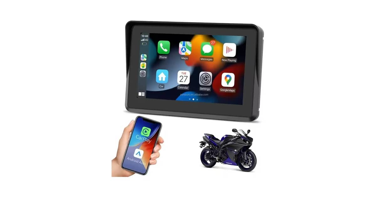 Melhor Gps para Motocicleta: 7 Telas com CarPlay e Android Auto
