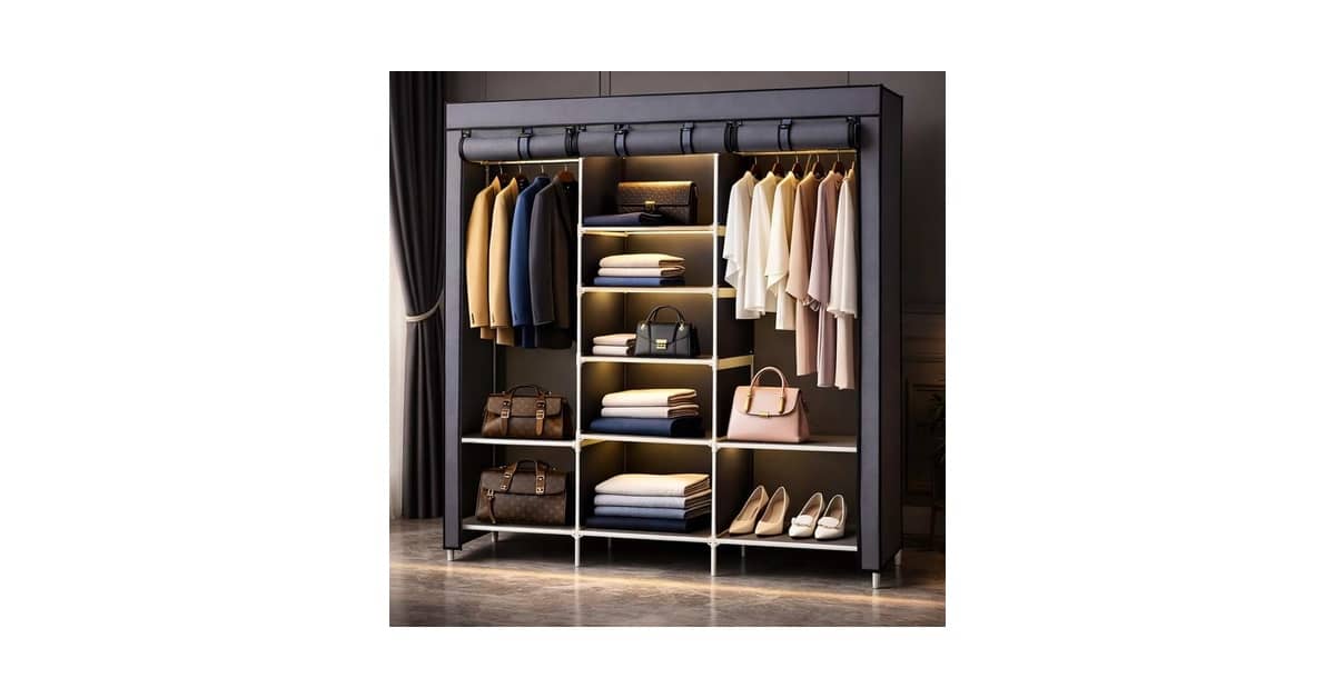 Melhor Guarda-Roupa Dobrável Organizador Armário: 10 Modelos Versáteis