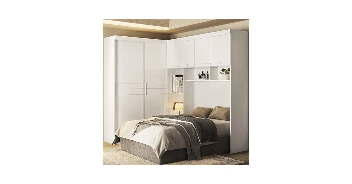 Melhor Guarda Roupa Modulado: 7 Opções com Design e Espaço