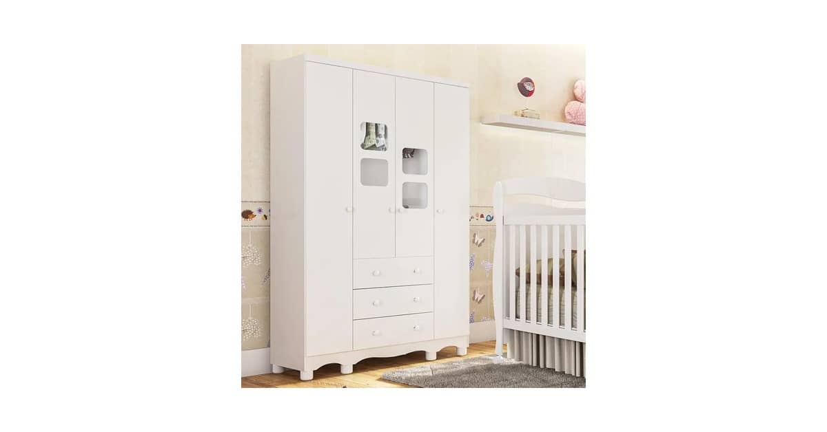 Melhor Guarda-Roupa para Bebê: 10 Modelos em MDF