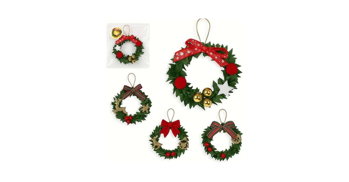 Melhor Guirlanda de Natal: 10 Modelos para Porta