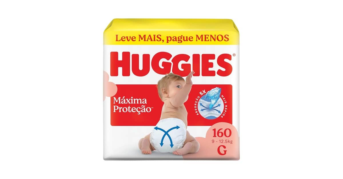 Melhor Huggies: Fraldas e Lenços para o Bebê