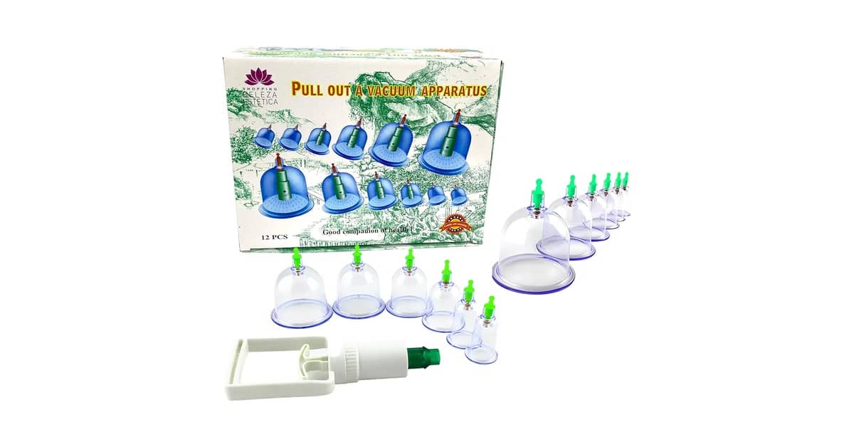 Melhor Kit de Ventosaterapia: 7 Opções Profissionais