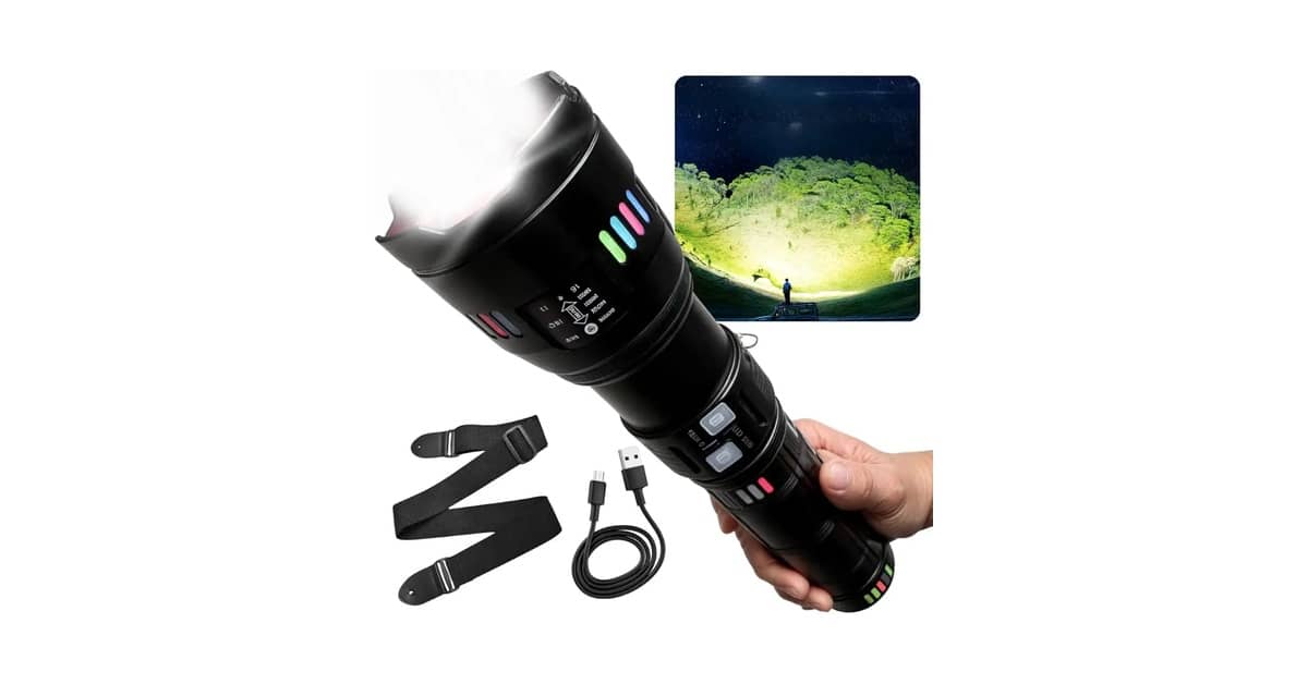 Melhor Lanterna do Mundo 32000 Lumens: Potência Extrema