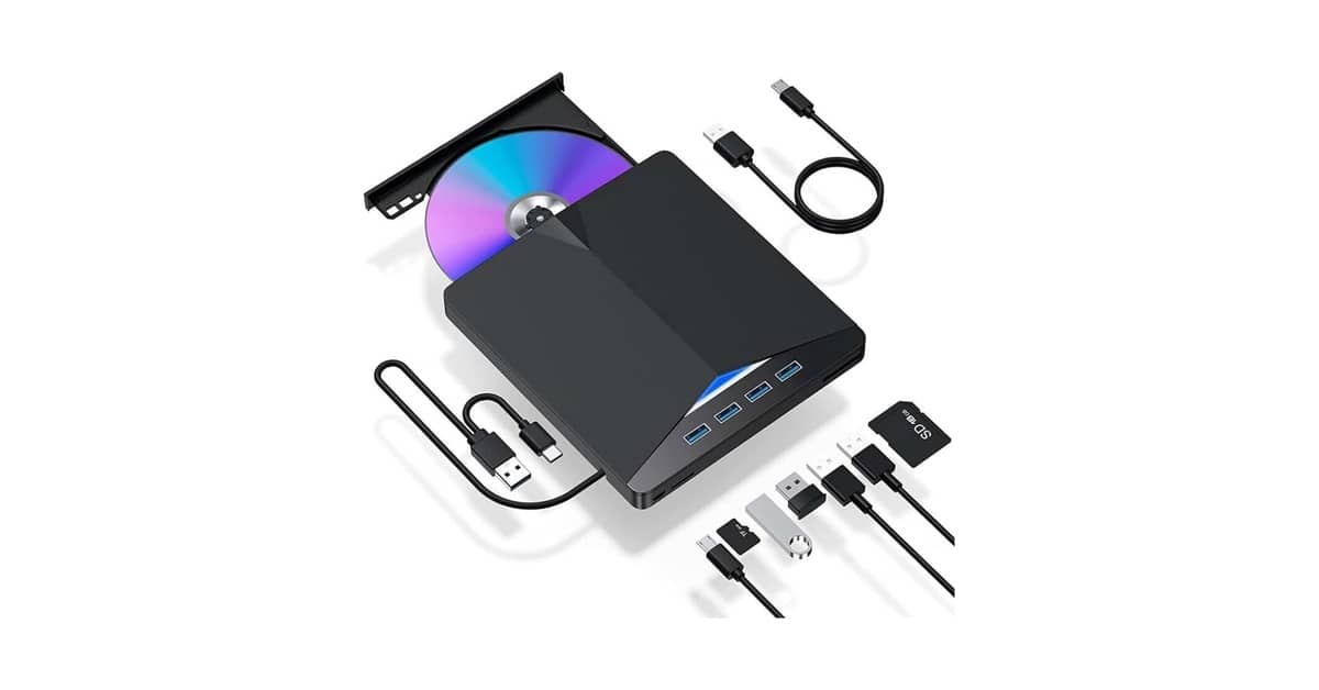 Melhor Leitor e Gravador de CD DVD: Portátil e Rápido