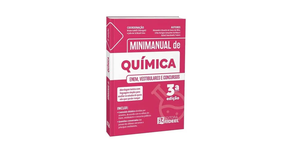 Melhor Livro de Quimica para Estudar para Vestibular: Guia Definitivo