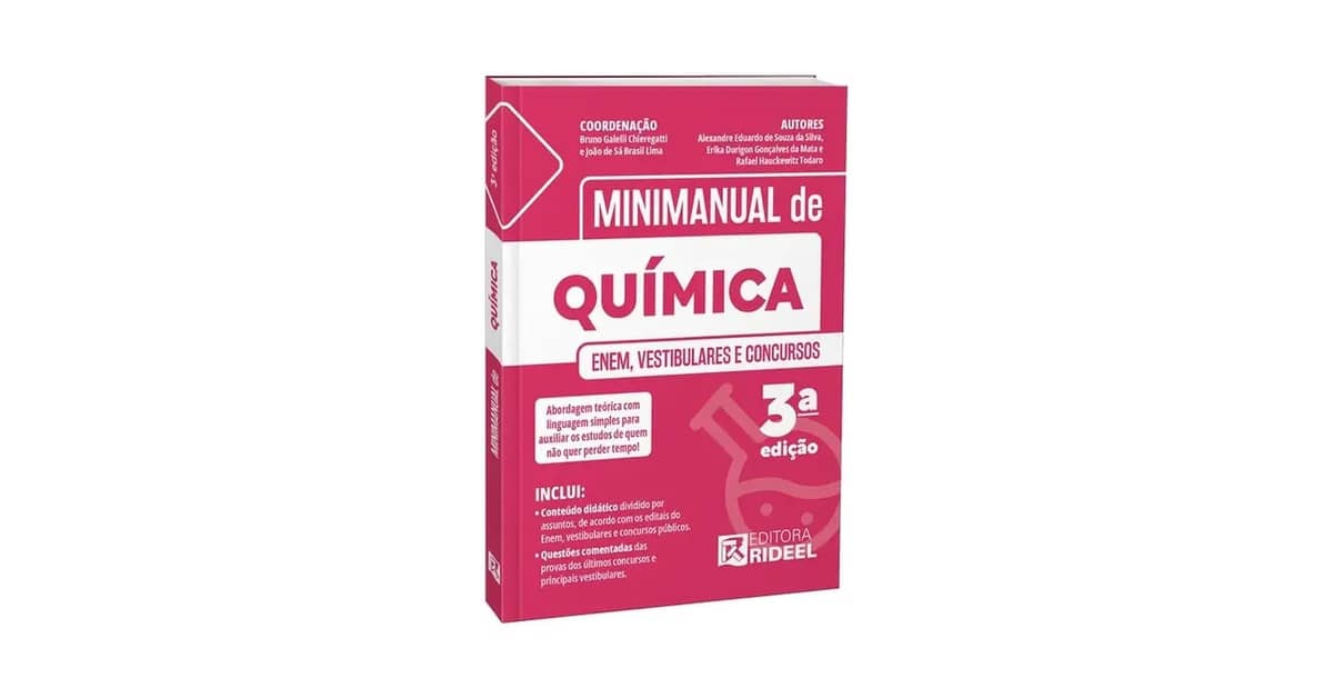 Melhor Livro de Química para Vestibular: Guia Completo