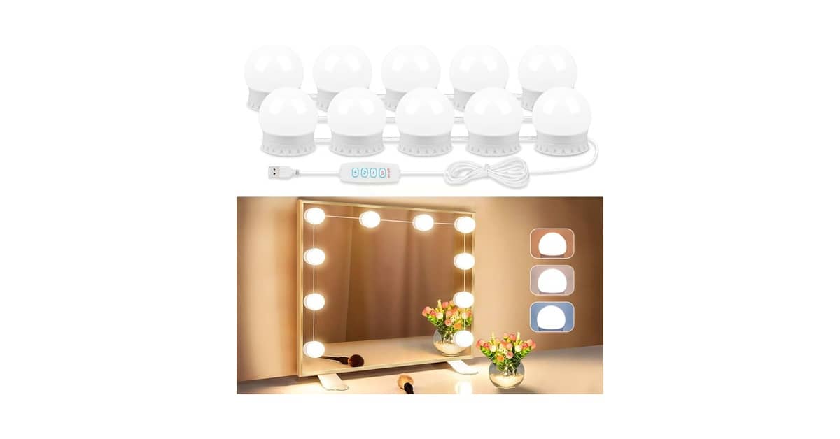 Melhor Luz para Penteadeira: Iluminação Profissional para Make