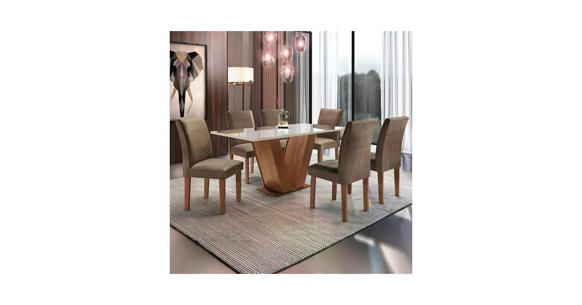 Melhor Mesa de 6 Cadeiras: 10 Modelos de Alta Estabilidade
