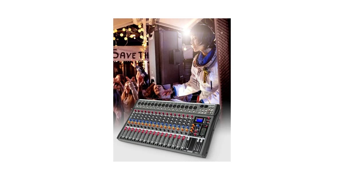 Melhor Mesa de Som 16 Canais: Controle Total do Áudio!