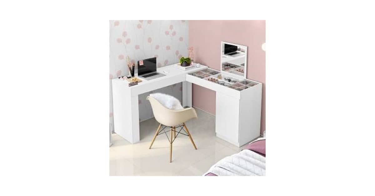 Melhor Penteadeira: Modelos com Gavetas e Espelho