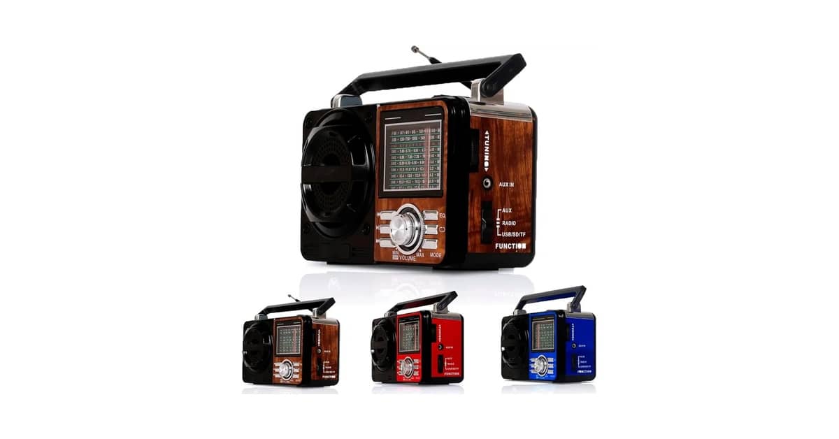 Melhor Rádio Portátil: 10 Opções com Bluetooth e USB