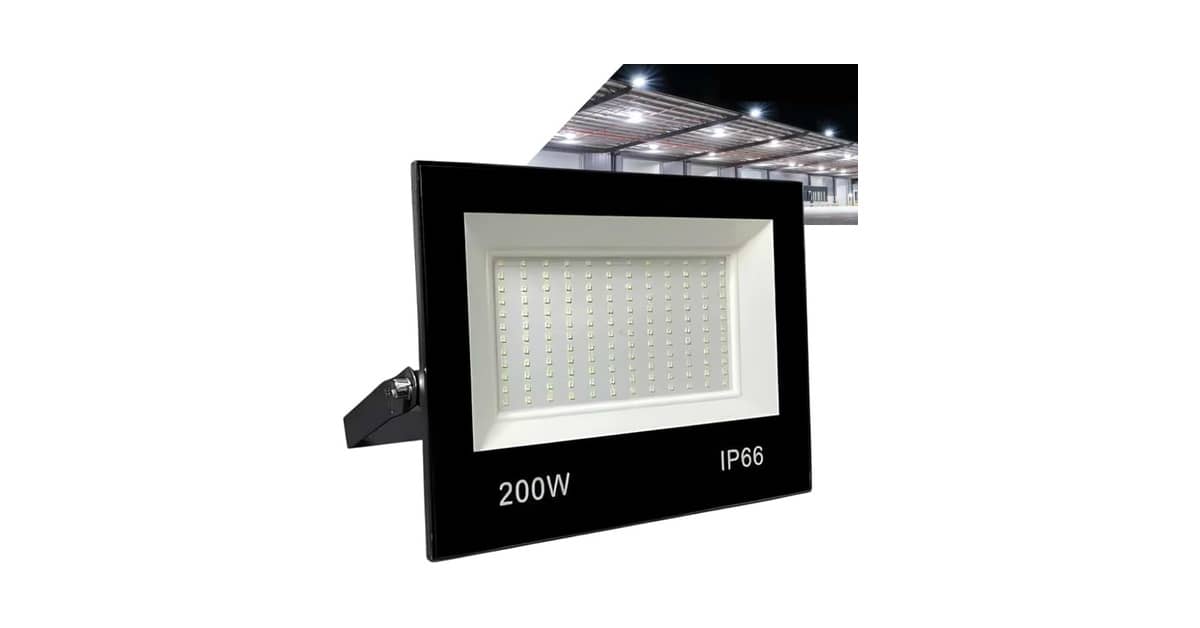 Melhor Refletor Led 200W: Potência e Economia