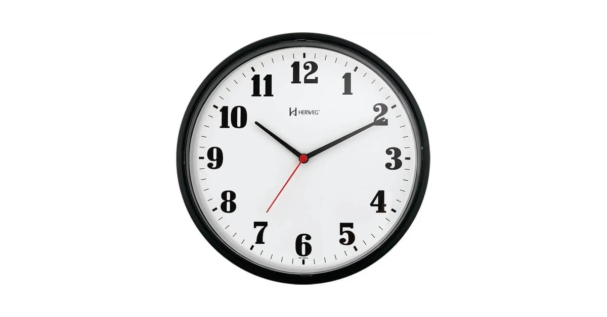 Melhor Relógio de Parede: 10 Modelos com Mecanismo Silencioso