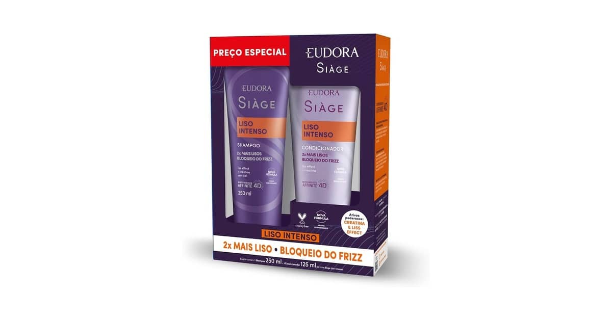 Melhor Shampoo e Condicionador Eudora Siage: Cabelos Incríveis