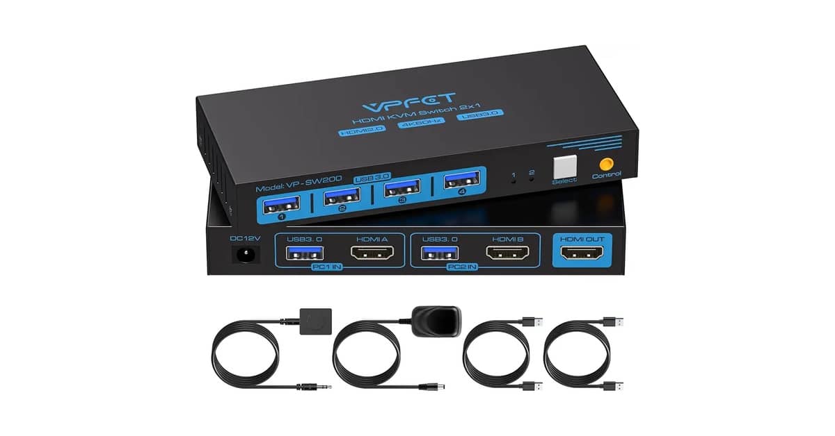 Melhor Switch KVM para Usar Dois PCs com um Monitor: 10 Modelos Top