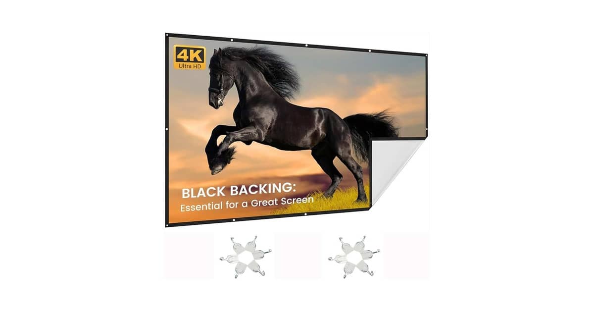 Melhor Tecido para Tela Projetor: 5 Opções 4K HD