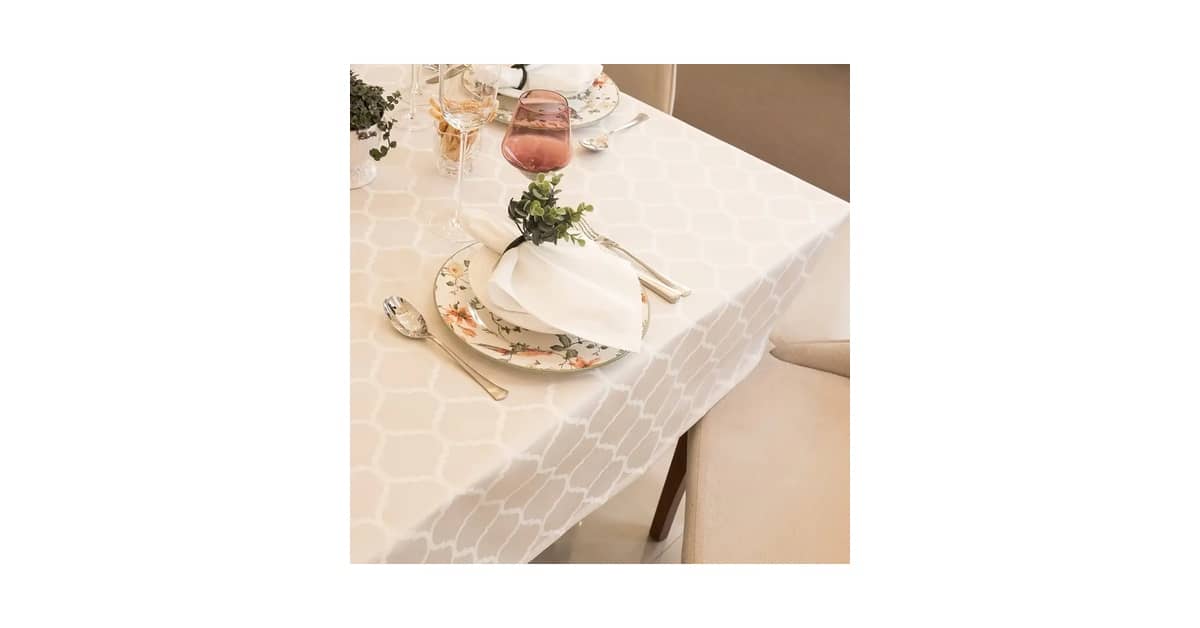 Melhor Toalha de Mesa: 10 Opções de Alta Durabilidade