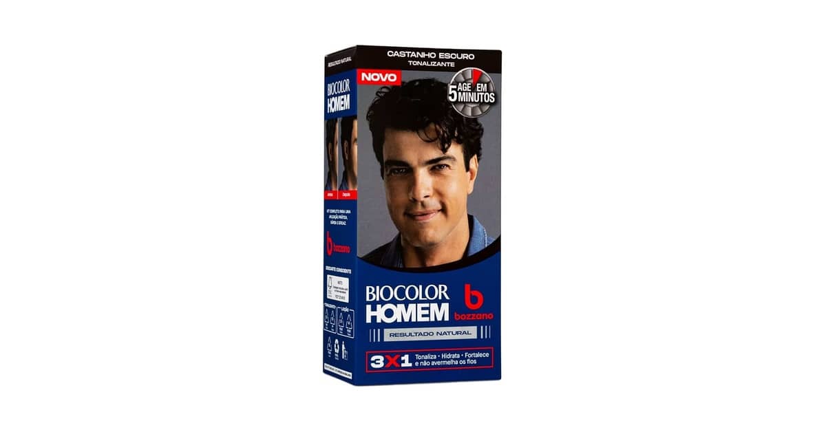 Melhor Tonalizante Cabelo Masculino: Cobertura Natural