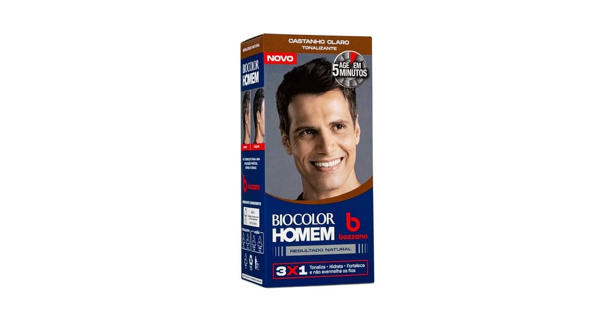 Melhor Tonalizante para Homens: Cores Naturais e Discretas