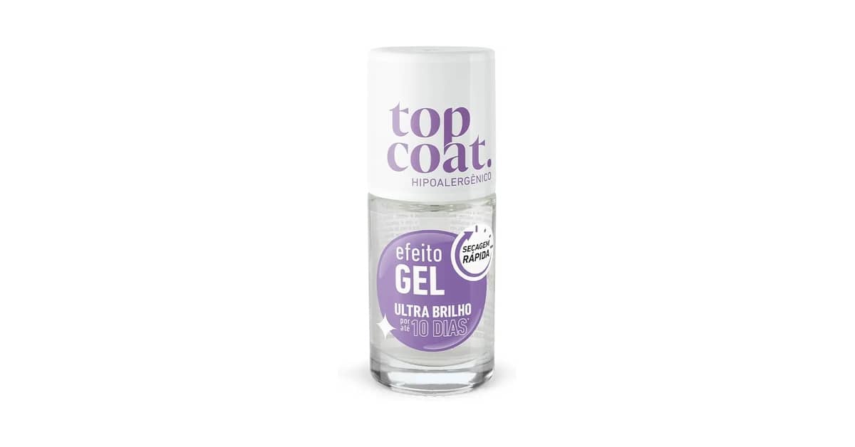 Melhor Top Coat efeito Gel: 5 Opções com Brilho Duradouro