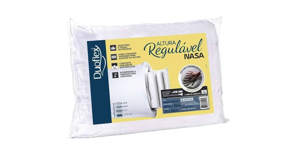 Melhor Travesseiro com Altura Ajustável: 10 Modelos Ergonômicos