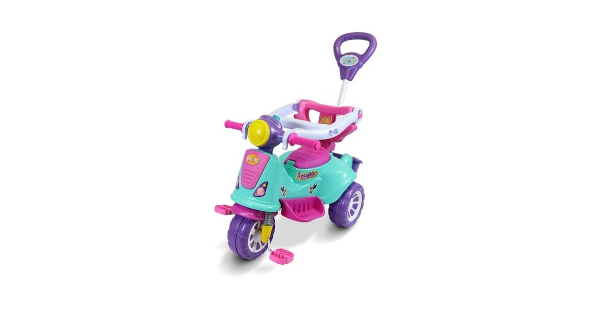 Melhor Triciclo Infantil: 10 Modelos com Empurrador