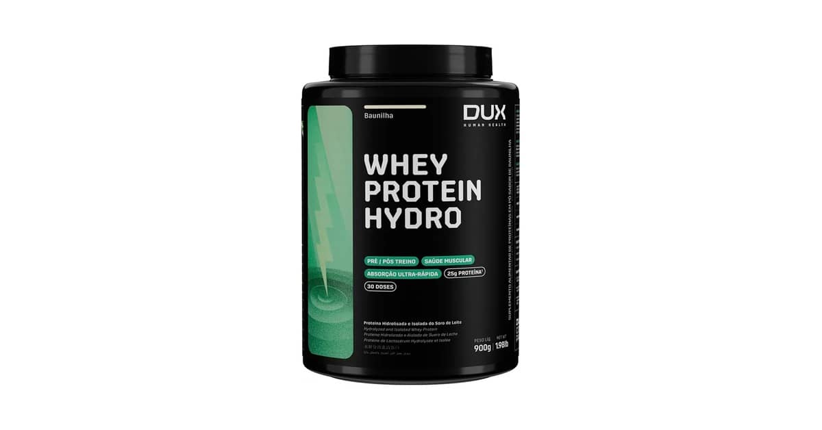 Melhor Whey Protein Hidrolisado Dux: Ganho Muscular Rápido