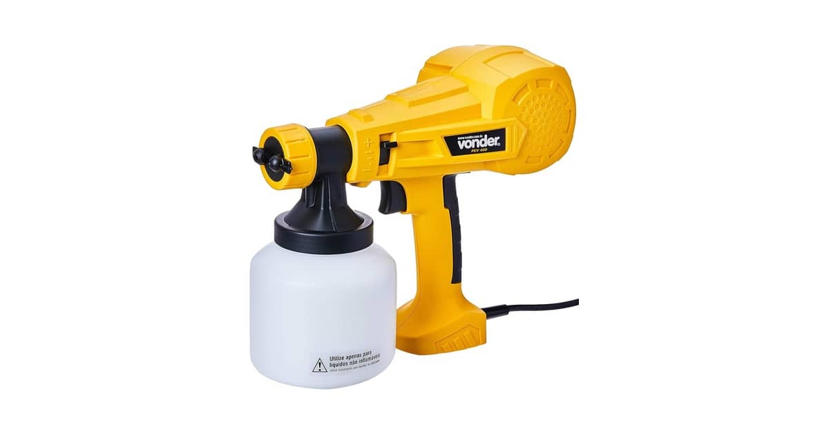 Pistola de Pintura Elétrica - Qual a Melhor? 10 Modelos de Alta Eficiência