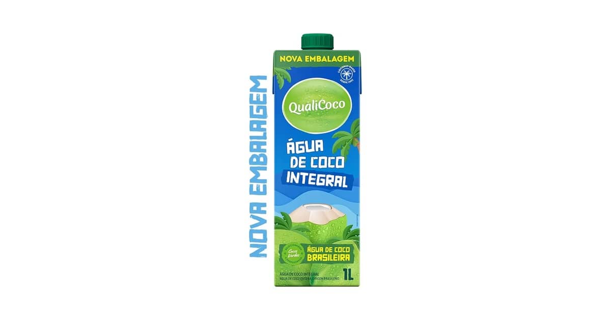 Qual a melhor agua de coco e como ler o rótulo