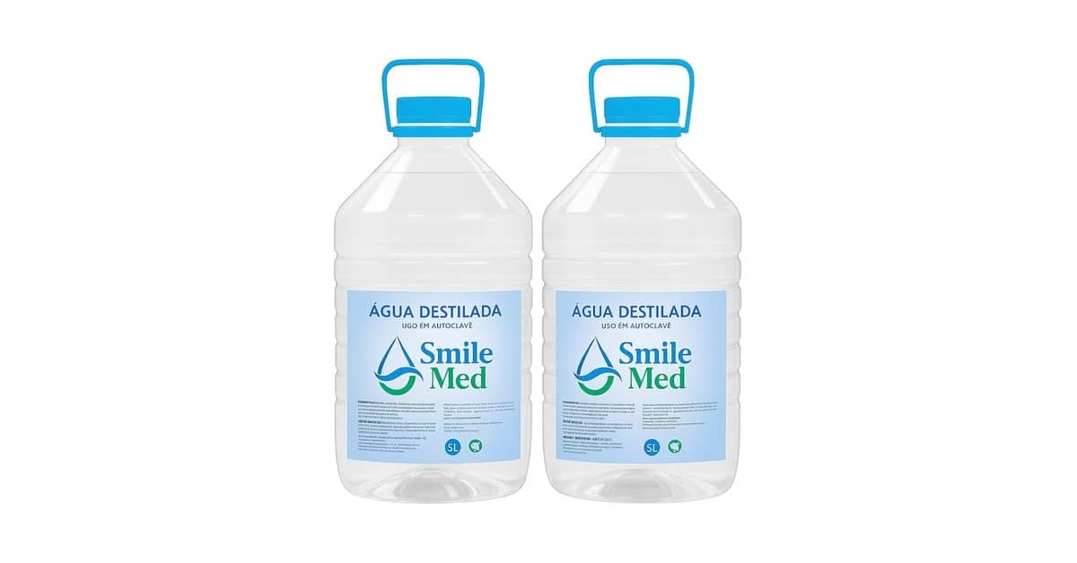 Qual a Melhor Água Destilada para CPAP: 10 Opções