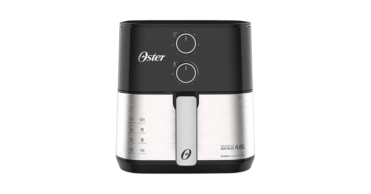 Qual a melhor air fryer Oster: De 4L a 25L, ache a sua